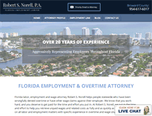 Tablet Screenshot of floridawagelaw.com